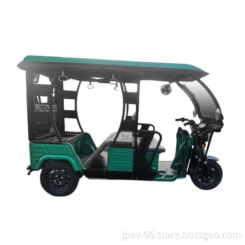 2023 New Design Hot Selling Safely And Popular 6 Passengers Type European Union Rickshaw Tuktuk For Taxi Use